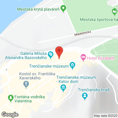 Google map: Panorama Club, Trenčín